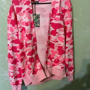 BAPE Pink Camo Hoodie